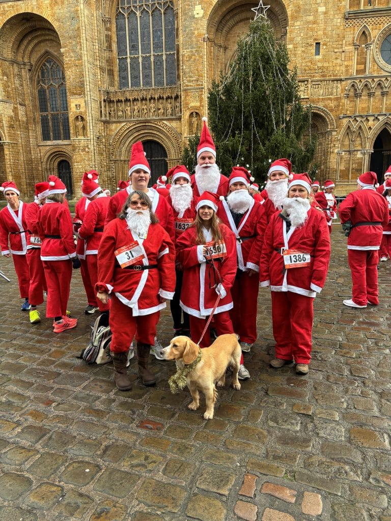 The LRSN team in the festive spirit at the Lincoln Cathedral