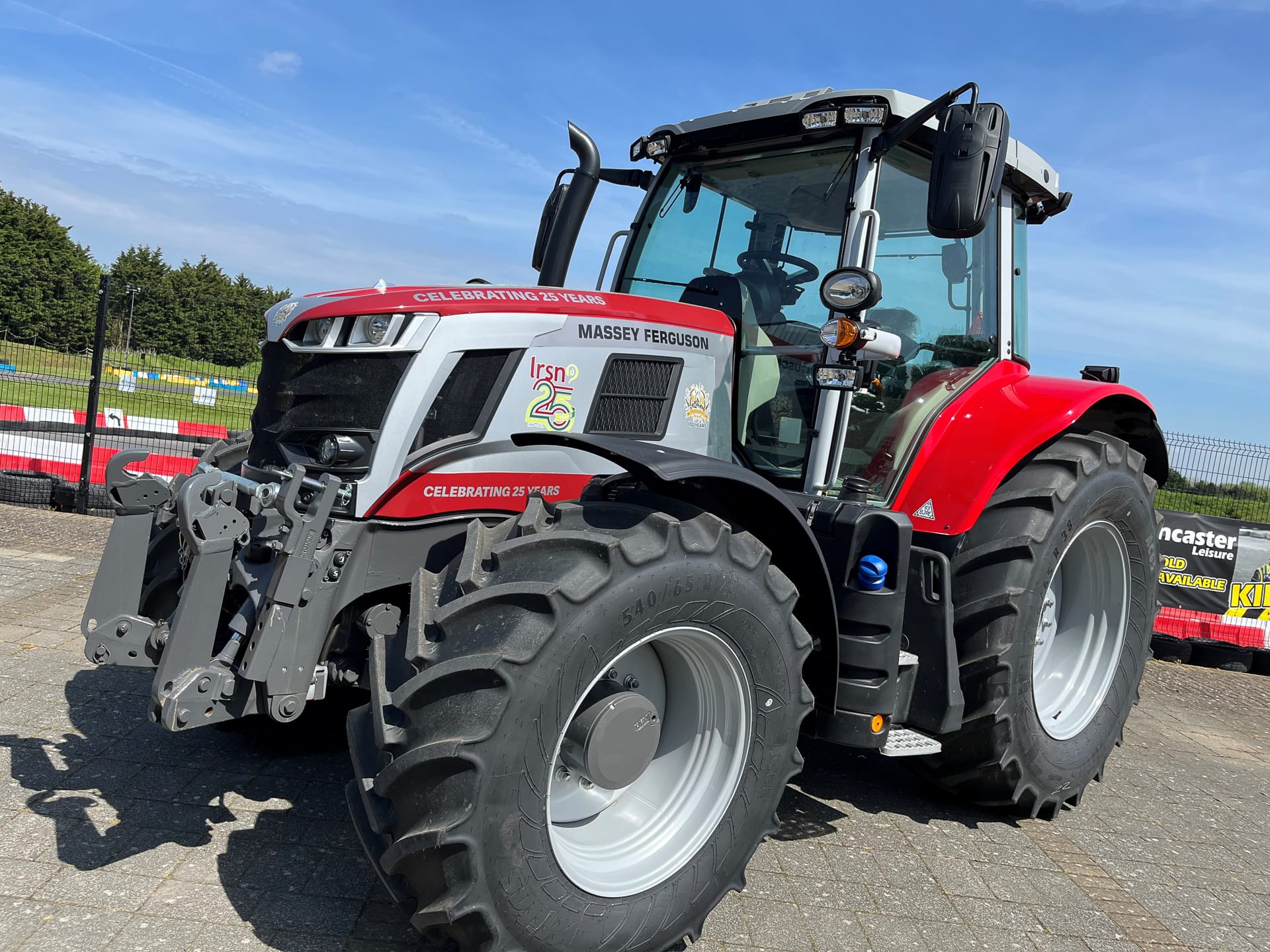 Massey Ferguson tractor celebrating 25 years